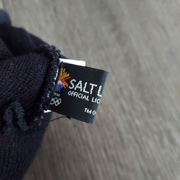 Salt Lake 2002 Olympics Black Beanie - Picture 6 of 6